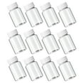 thumbnail image 2 of 12 botellas de viaje con tapa, vacías, de plástico, pequeñas, para medicamentos (50 ml), 2 of 6