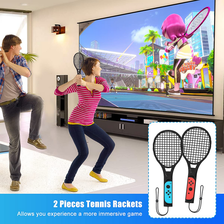 Orzly 13 in 1 Switch Sports Accessories Bundle for Nintendo Switch & Switch  OLED Sports Games with Tennis Rackets, Golf Clubs, Chambara Swords, Football  Leg Straps & Joycon Grips - With Carry Bag