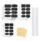 thumbnail image 1 of Etiquetas de pizarra - 168 piezas Kit de pegatinas de pizarra impermeables extraíbles con bolígrafos Likrtyny Para estrenar, 1 of 9
