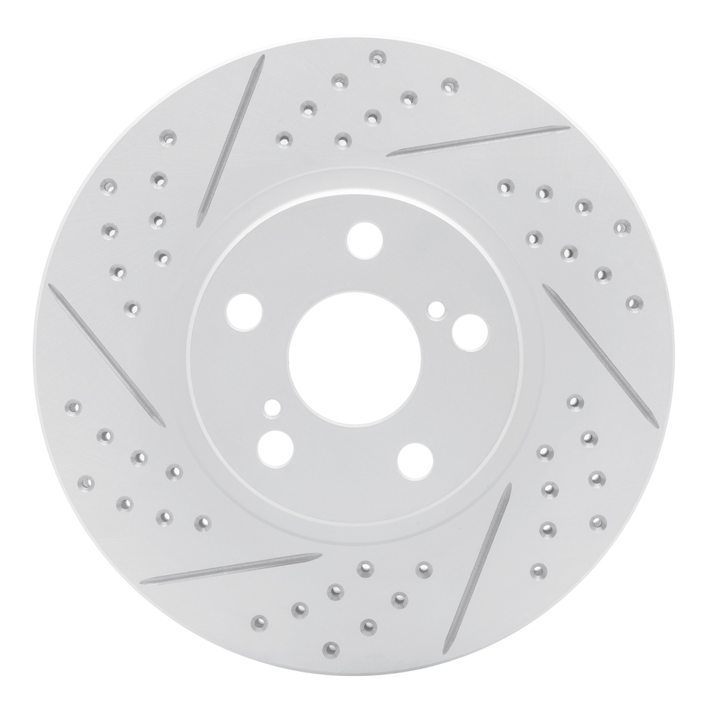 Dynamic Friction Company 830-76068L DFC Geoperformance Rotor - Drilled and Slotted
