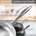 thumbnail image 3 of Set de utensilios de cocina SHEUMNT de acero inoxidable, 6 piezas, inducción, 3 of 6