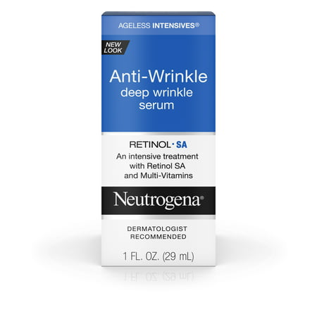 Neutrogena Ageless Intensives Anti Wrinkle Retinol Face Serum 1 fl. (Best Wrinkle Serums For Deep Wrinkles)