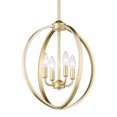 thumbnail image 1 of Golden Lighting 3167-4P OG Colson Pendentif 4 Lumières&44; Or Olympique, 1 of 3