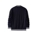 thumbnail image 2 of Dpytoraw Men's Fashion Jacket Casual Slim Fit Cotton Baseball Bomb Jacket Urb Classic College Jacket, 2 of 4