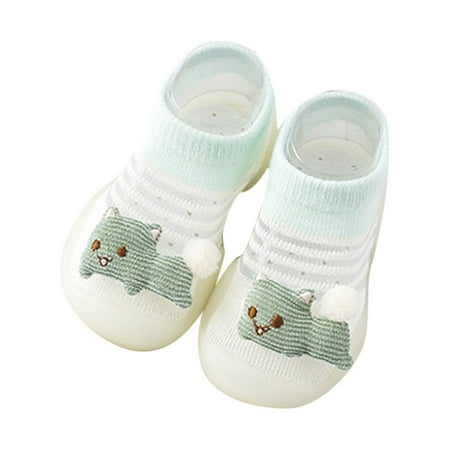 

NIUREDLTD Summer Autumn Comfortable Toddler Shoes Dinosaur Giraffe Children Mesh Breathable Floor Sneakers Size 25