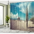 thumbnail image 5 of Ambesonne Cactus Shower Curtain, Sunny Hot Desert Plant, 69"Wx84"L, Multicolor, 5 of 5
