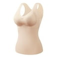 thumbnail image 4 of Kcodviy Débardeurs Thermiques Doublés Col Rond Haut Thermique Couche de Base Temps Froid Haut Thermique pour Femmes Paquet Chandails Thermiques d'Hiver Long Haut Thermique Femmes Manches Longues avec Trou pour le Pouce sous-Maillots Thermiques, 4 of 4