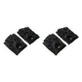 thumbnail image 3 of maskred Fashionable Retro PU Leather Men s Fingerless Driving Cycling Gloves Black Button L 2Set, 3 of 6