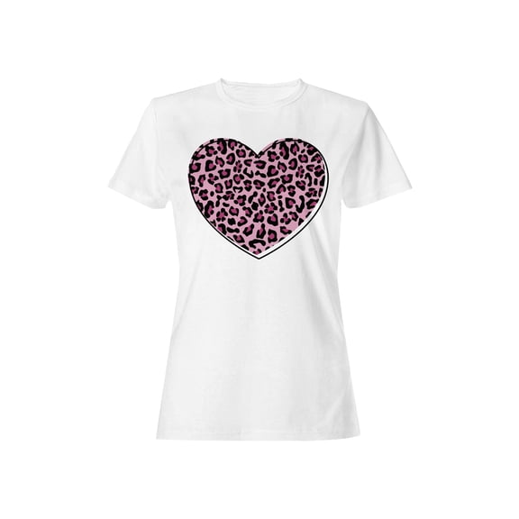 Wild Heart Leopard Print Love Women's T-shirt
