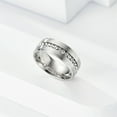 thumbnail image 2 of DESIGNICE Rings for Women Exquisite Craftsmanship Tungsten Rings for Women Perfect for Couples Thoughtful Gift Heart Ring 6Size, 2 of 2