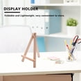 thumbnail image 2 of 10Pcs Mini Wooden Artist Easel-Triangle Wedding Table Stand Display Holder - 15 X 8 Cm, 2 of 5