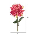 thumbnail image 2 of Vickerman FQ172001 Vickerman 28" Artificial Crimson Dahlia Stem, 2 of 3