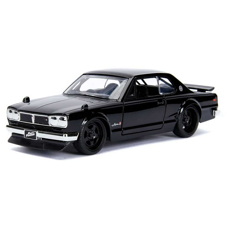 Brian's Nissan Skyline 2000 GT-R (KPGC10) Black Fast Furious Movie 1/32 Diecast Model Car by Jada Brian's Nissan Skyline 2000 GT-R (KPGC10) Black Fast Furious Movie 1/32 Diecast Model Car by Jada