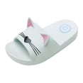 thumbnail image 2 of Oalirro Slide Sandals Baby Kids Girls Boys Home Slippers Cartoon Cat Floor Family Shoes Beach Sandals, 2 of 5