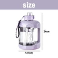 thumbnail image 2 of Goals Half Gallon Jug for All Day Hydration & Silicone Straw with Locking, Leak-Proof Lid, BPA Free, 2 of 6
