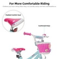 thumbnail image 2 of JOYSTAR Paris 14" Girls Bike with Training Wheels, Kids Bicycle for Ages 3-5, Blue, 2 of 8