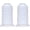 Twin Pack White, variant on 2 Cones Polyester All-Purpose Sewing Thread by Threadart - 600m - 50S/3 - White - 2 Cones