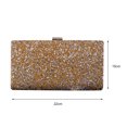 thumbnail image 1 of Bolsa de noche para mujer Elegante monedero de encuadernación para banquete de fiesta (champán brillante) Likrtyny Para Estrenar, 1 of 7
