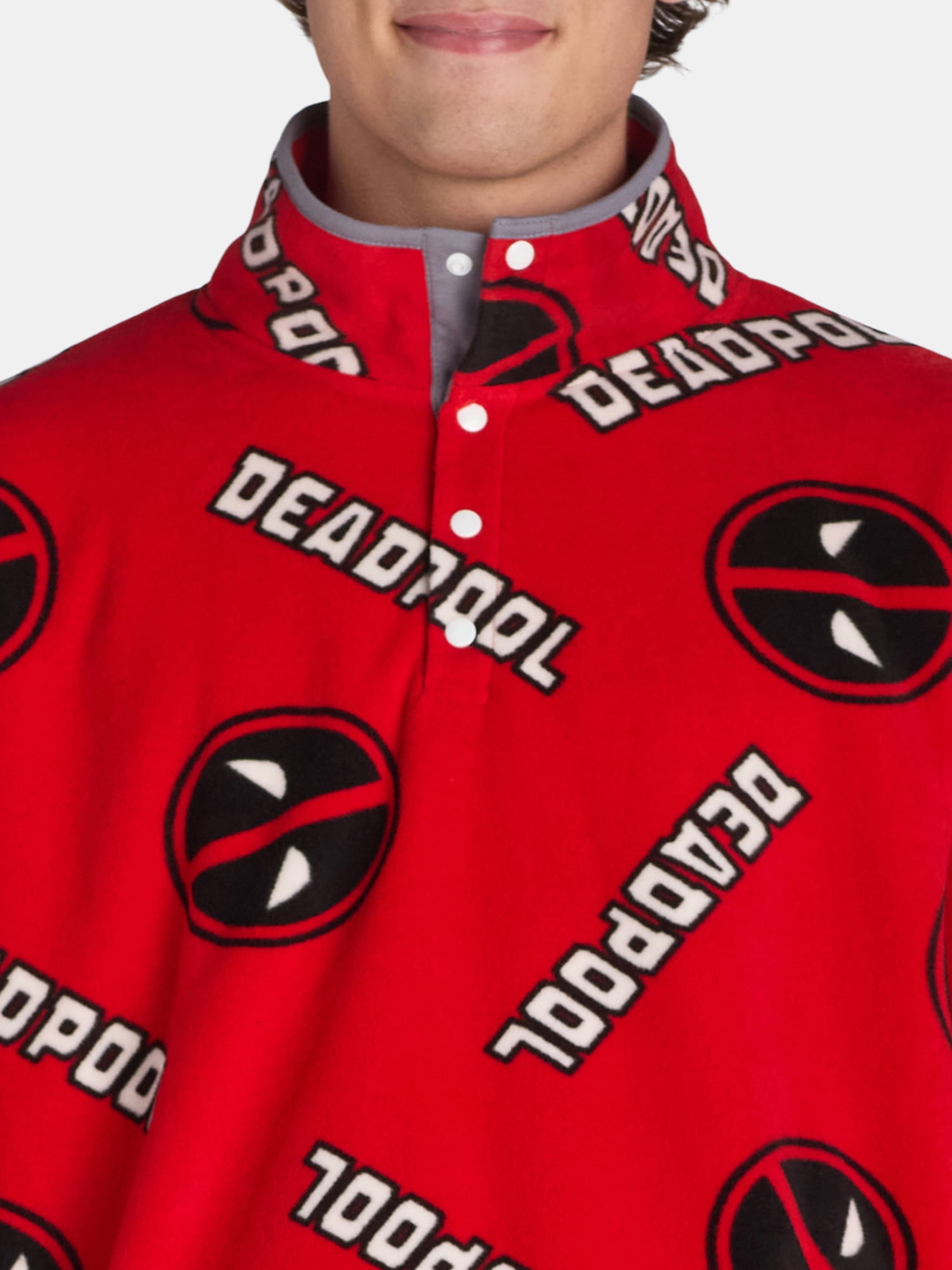 Deadpool 3 Men's and Big Men’s Microfleece Graphic Sweatshirt, Sizes XS-3XL