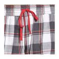 thumbnail image 2 of P.J. Salvage Womens Flannel Pajama Shorts, charcoal, S, 2 of 3