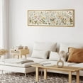 thumbnail image 4 of IDEA4WALL Extra Large Framed Canvas Print Wall Art Wildflower Meadow Watercolor Illustrations Colorful Fine Art Retro Floral Wall Decorative Oversized Artwork Relax/Calm for Living Room - 60"x20", 4 of 5