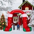 thumbnail image 3 of KALNUR Giant 12 FT Christmas Inflatables Archway Outdoor Decorations,Xmas Decoration for Yard Lawn Garden, 3 of 9