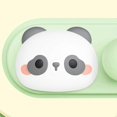 thumbnail image 3 of Elegant silicone cable holder with panda pattern, selfadhesive cable clip, keeps the desk neat and organized., 3 of 5