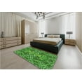thumbnail image 4 of Ahgly Company Indoor Square Patterned Deep Emerald Green Area Rugs, 4' Square, 4 of 6