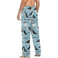 thumbnail image 6 of FREEAMG Men's Cotton Pajama Pants Lounge Sleep Pants Soft Sleepwear Pajama Bottoms with Pockets, 6 of 7