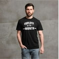 thumbnail image 4 of Employee of The Month T-shirt company appreciation day tee Shirt (X-Large Navy Blue), 4 of 6