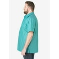 thumbnail image 3 of KingSize Men's Big & Tall Wrinkle-Resistant Short Sleeve Button Down, 3 of 5