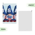 thumbnail image 2 of Lsque Cute Gnomes in USA Premium Golf Towel - Ultra Absorbent and Quick Drying Microfiber Towel with Carabiner - Gift for Men -24" X 16", 2 of 8