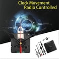 thumbnail image 2 of Radio Controlled Silent Diy Clock Movement Mechanism Kit Dcf Signal Mode With 2 Sets Hands Repair R, 2 of 5