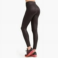thumbnail image 2 of SPECIAL MAGIC Women's Stretchy Mid Waist Workout Leggings with Hidden Pocket,2-Pack Black, 2 of 5