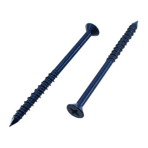 HILLMAN FASTENER 41567 Blue Flat-Head Phillips Concrete Screw Anchor 3/16 x 2-1/4 20 Pieces The Hillman Group HILLMAN FASTENER 41567 Blue Flat-Head Phillips Concrete Screw Anchor 3/16 x 2-1/4 20 Pieces The Hillman Group