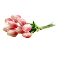 thumbnail image 5 of Faux Flowers Clearance, Kisflower 9Pcs Tulips Real Artificial Flowers Fake Tulips Arrangement Bouquet for Home Office Wedding Decor, 5 of 8