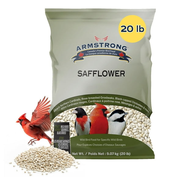 Alimento para aves Armstrong Semilla de cártamo Bolsa de 9 kg