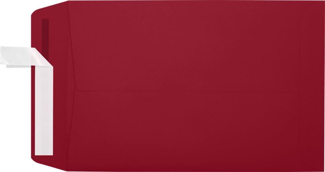 LUXPaper 6 x 9 Open End Envelopes, Garnet Red, 500/Pack