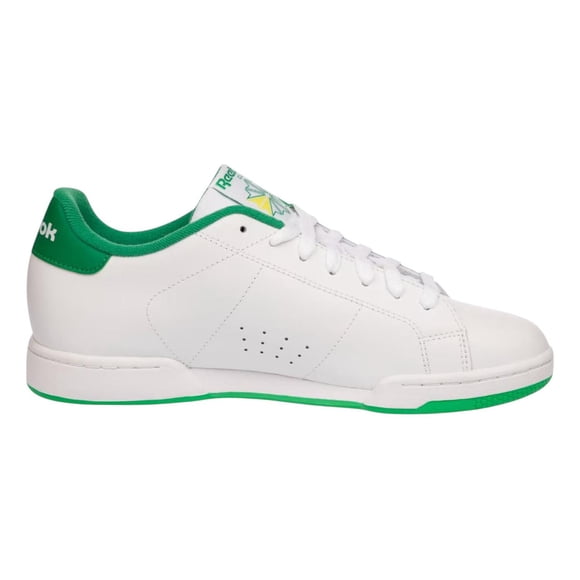 Tenis Reebok Hombre Caballero Npc Blanco Verde Casual blanco 27.5