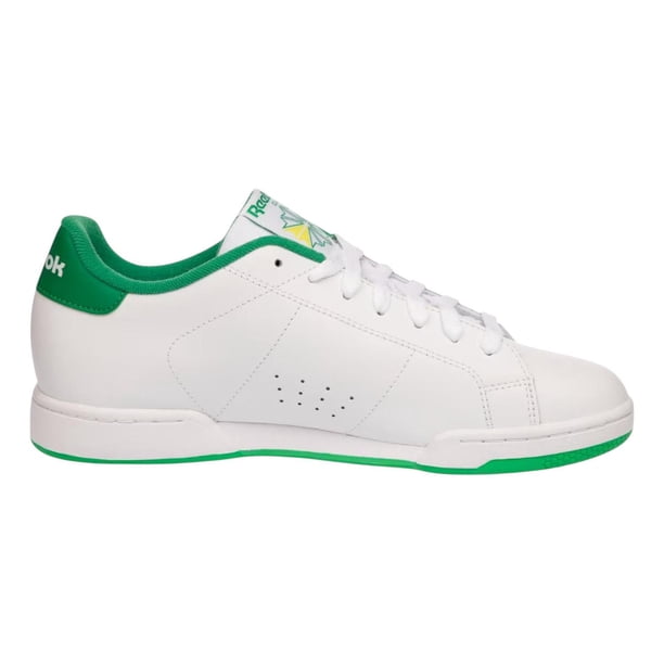Tenis Reebok Hombre Caballero Npc Blanco Verde Casual blanco 7 MX