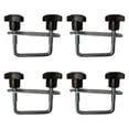 thumbnail image 4 of Terraxo 4 Pieces Roof Box U Bolt Clamp Car Van Mounting Fitting Kit Rooftop Cargo Carrier Rack Bolt Hardware Multi Purpose Easy Installation Rust Resistant Su 6 cm, 4 of 8