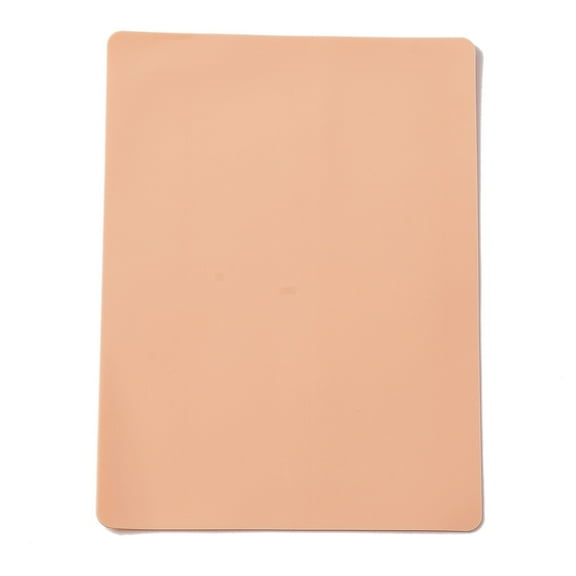 10 sheet Microblading Silicone Eyebrow Tattoo Practice Skin Training Skin for Beginners and Experienced Tattoo Artists Sandy Brown 18.9x14.2x0.2cm