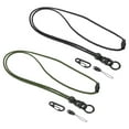 thumbnail image 1 of Lanyard de liberación rápida Uxcell para identificaciones con cierre desmontable para llaves y tarjetas de identificación Verde/Negro, 1 of 7