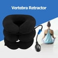 thumbnail image 4 of Camilla Cuello Inflable Soporte 3 Tubos Aire Tracción Cervical (Negro) Tmvgtek cuidado belleza, 4 of 9