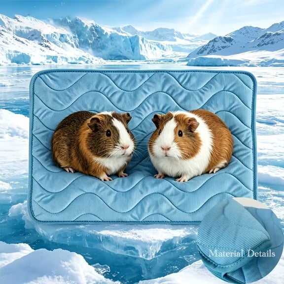 Pet Coolpad - Lightweight & Breathable Cooling Mat for Small Pets - Ideal for Cats, Dogs, Guinea Pigs, and Hamsters
