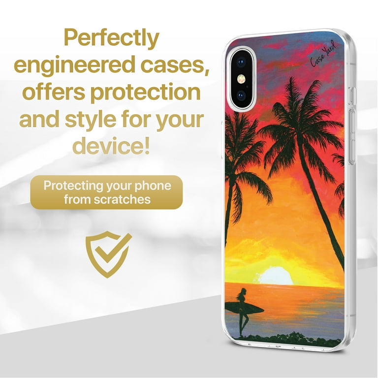 Case Yard iPhone-X Case Clear Soft & Flexible TPU Ultra Low Profile Slim  Fit Thin Shockproof Transparent Bumper Protective Cover Drop Protective  Cell Phone Cases (Royal Elephant Mandala) 