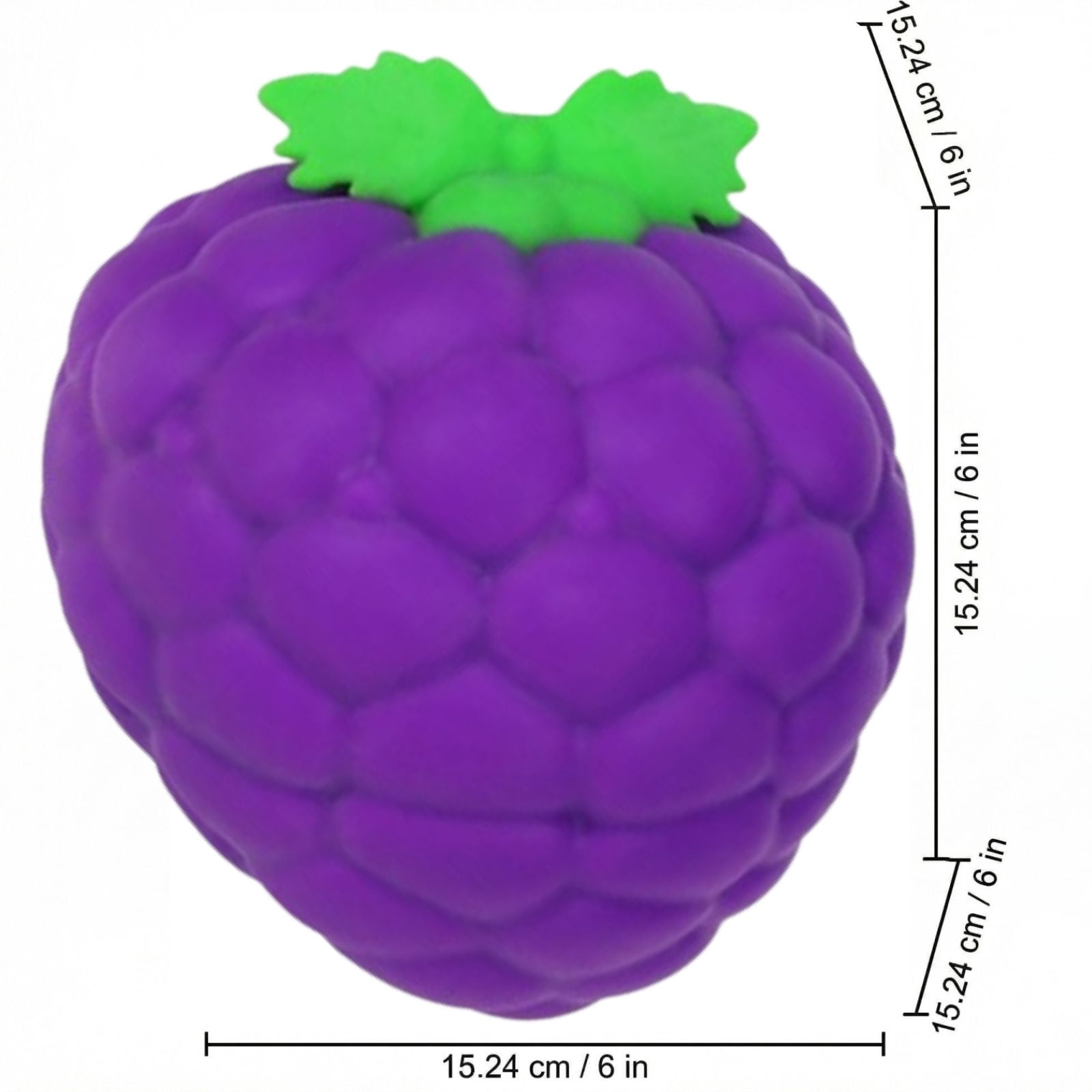 Scented Grapes Jumbo Viral Squishy 6" Purple Grape Slow Rebound Stress Relief Fidget Toy , Gaint Fruit-Shaped Sensory Toy for Kids Adults Party Favors