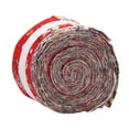 thumbnail image 2 of Fabric Strips Roll Jelly Fabric Bundles Fabric Quilting Strips Roll Up Flower Precut Patchwork with Assorted Patterns,36 x Fabric Strips Roll,Random Color, 2 of 8