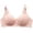 Pink, variant on Xijirk Women Wirefree Maternity Bra Front Snap Opening Ribbed Texture Adjustable Straps Nursing Bralette for Breastfeeding Daily Use,Pink,38