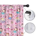 thumbnail image 4 of Blackout Kids Curtains,Pink Fairy Princess Pattern Childrens Insulated Curtains Set Of 2,Bedroom Essentials,Toddler Room Decor 42"x63", 4 of 5